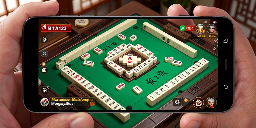 Tampilan gameplay BATA123 yang menarik dan seru saat bermain Mahjong.