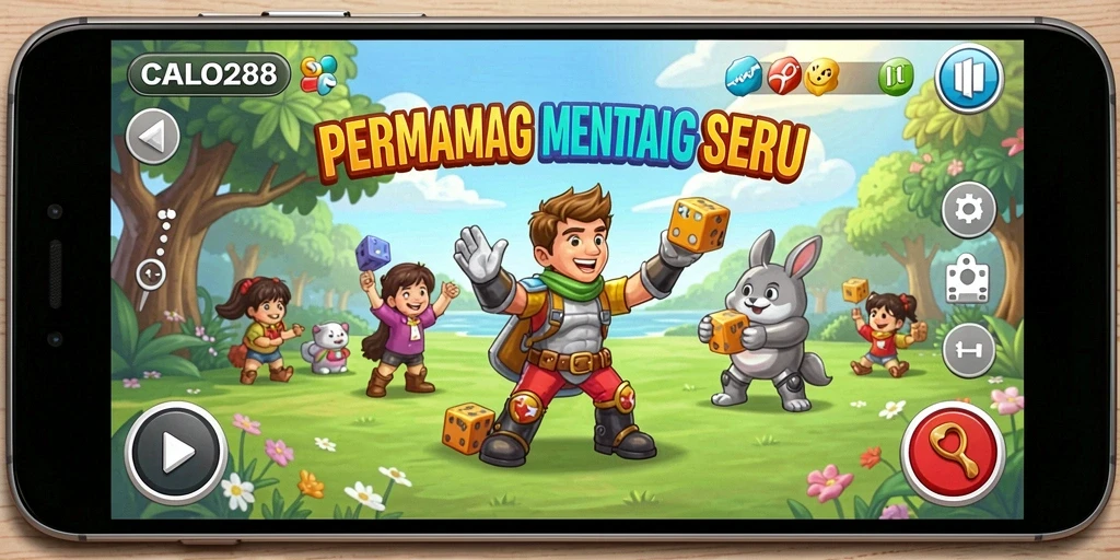 Tampilan gameplay menantang dalam CALO288 dengan berbagai teka-teki.