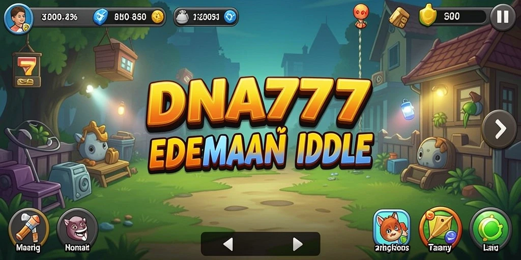 Tampilan screenshot utama DNA777 memperlihatkan gameplay yang menyenangkan dan interaktif.