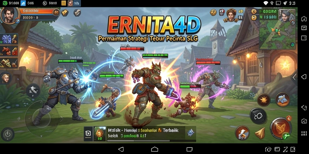 Tampilan gameplay menarik dari ERNITA4D yang penuh strategi.
