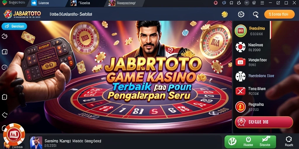 Tampilan utama gameplay JABARTOTO dengan elemen Kasino yang memikat.