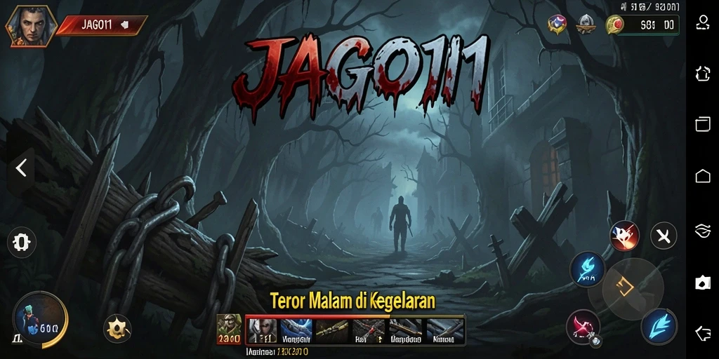 Gameplay <strong>JAGO11</strong> yang menegangkan dengan suasana Horror yang mencekam.