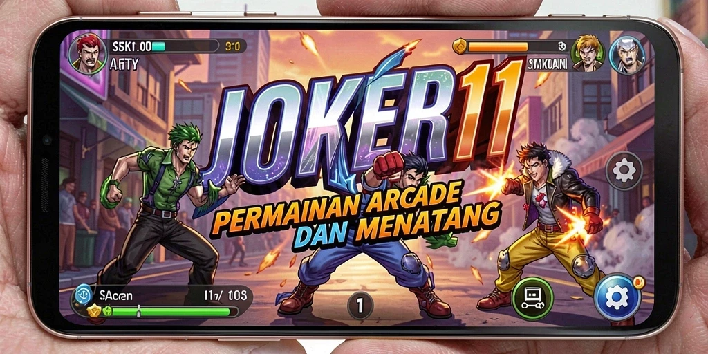 Screenshot JOKER11 menunjukkan aksi gameplay yang seru dan penuh warna.