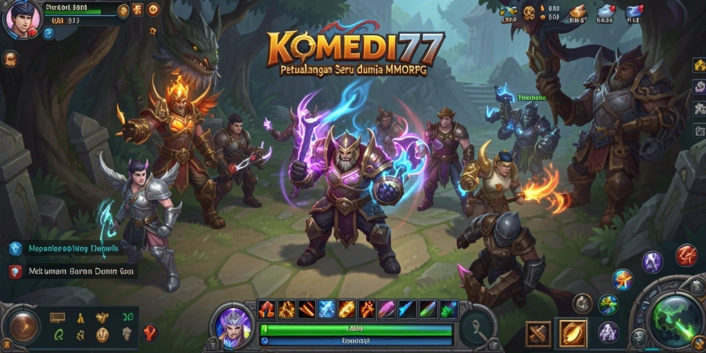Tampilan gameplay seru dan interaktif dalam KOMEDI77.