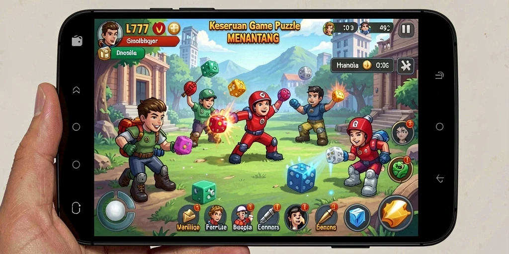 Tampilan gameplay L777 yang menarik dengan berbagai tantangan puzzle.