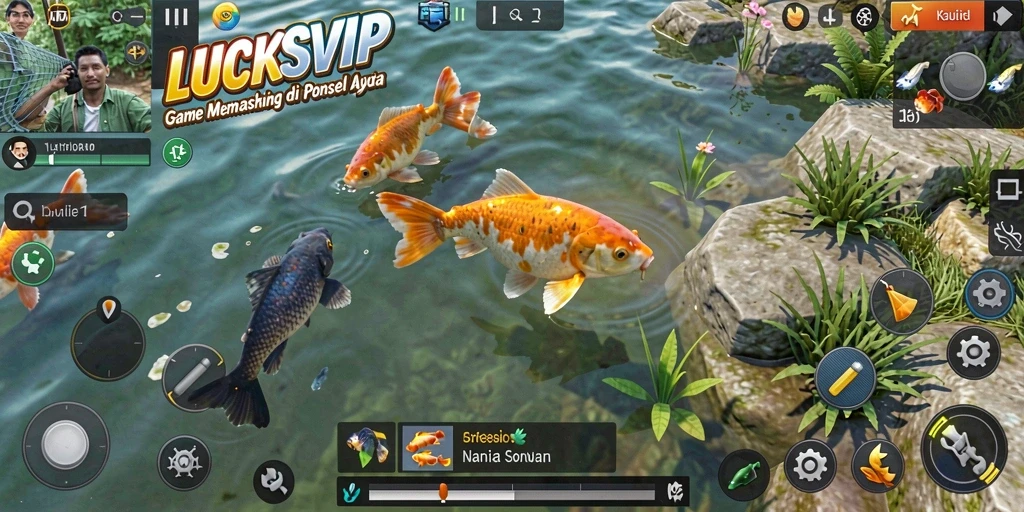 Tangkapan ikan besar dalam gameplay LUCKSVIP yang seru dan menantang.