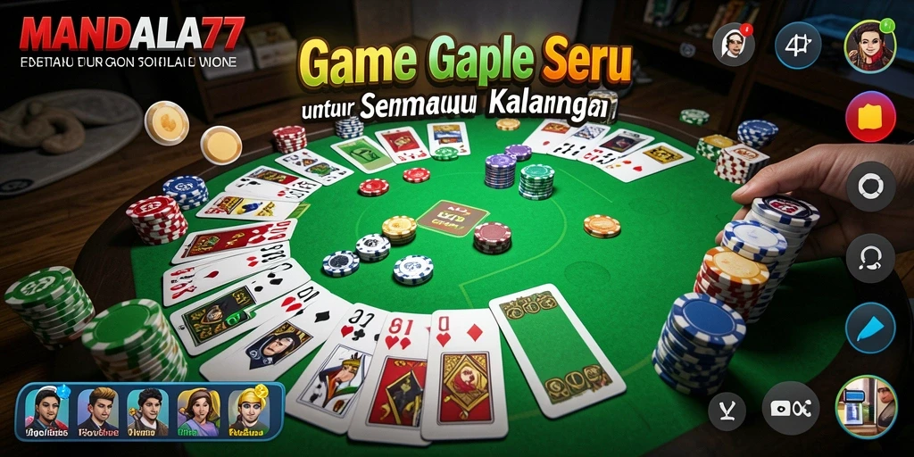 Tampilan gameplay MANDALA77 yang seru dan interaktif.