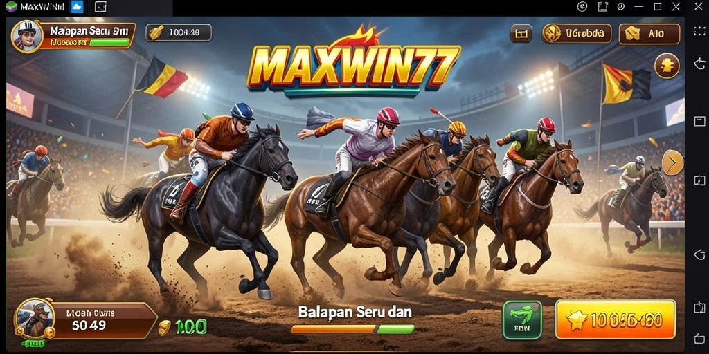 Gameplay MAXWIN77 yang mendebarkan dengan mobil balap menakjubkan.