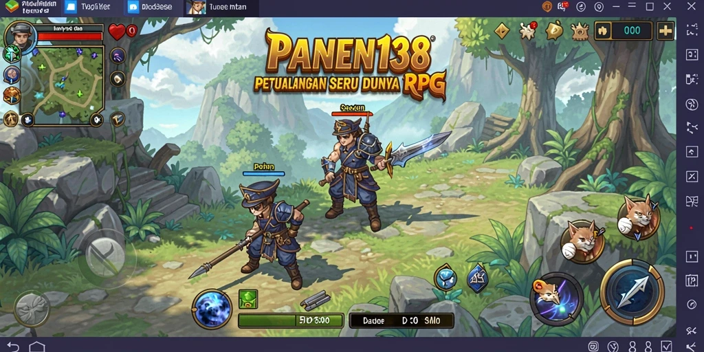 Tampilan gameplay seru dari PANEN138 di dunia RPG.