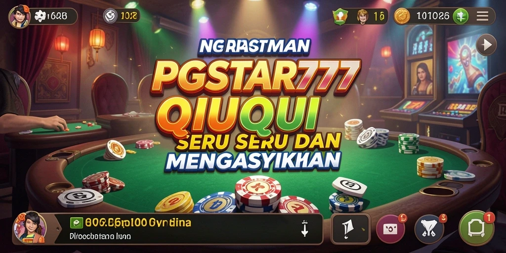 Screenshot utama PGSTAR777 menampilkan gameplay seru QiuQiu.