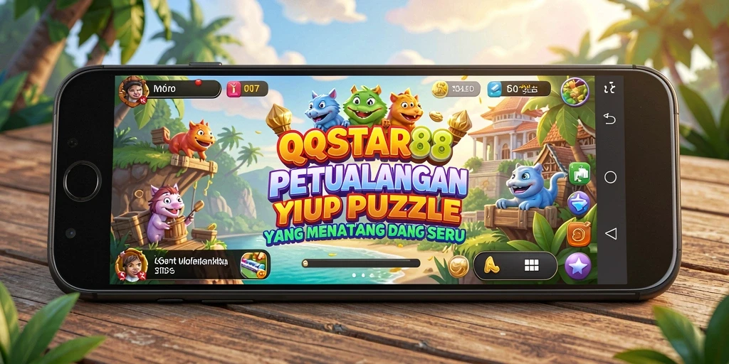 Screenshot utama QQSTAR88 menampilkan gameplay Puzzle yang menarik.