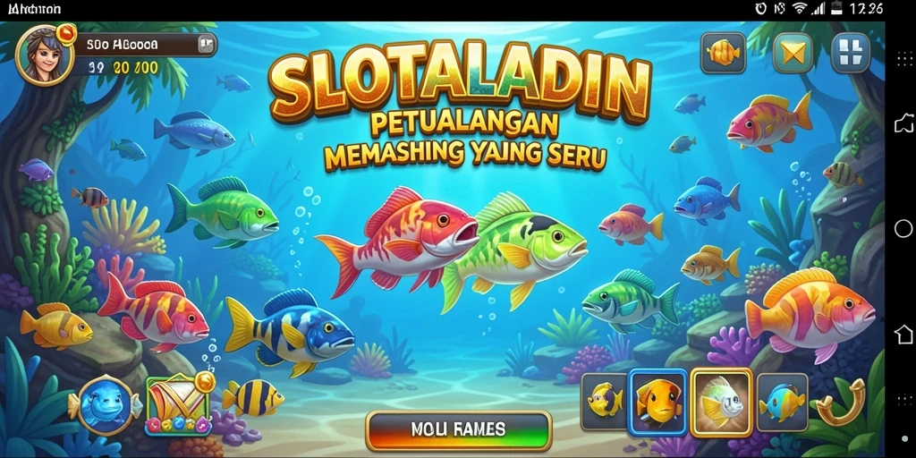 Tangkapan ikan besar dalam gameplay SLOTALADIN yang memukau.