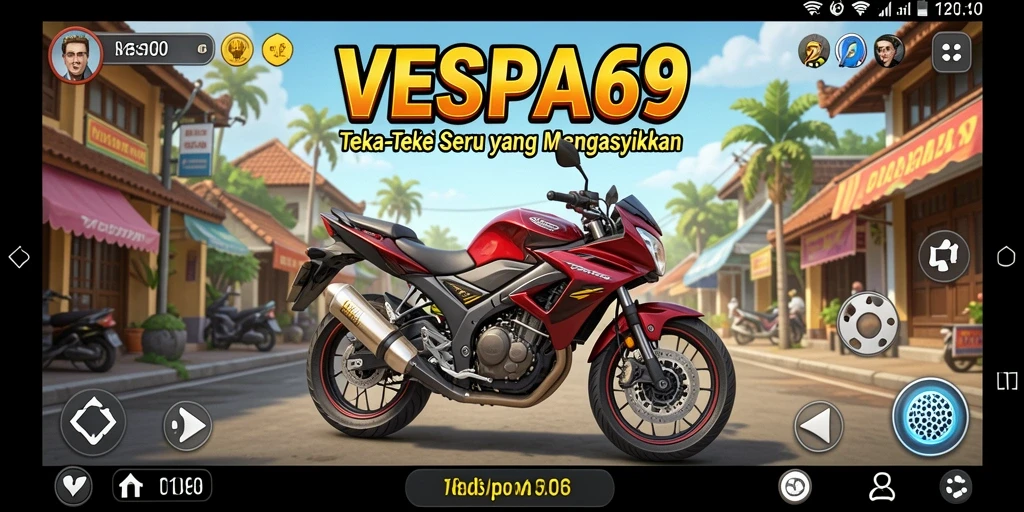 Screenshot menunjukkan gameplay puzzle yang menantang di VESPA69.