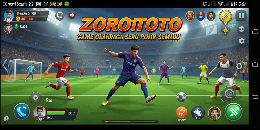 Tangkapan layar gameplay ZOROTOTO yang penuh aksi dan keseruan.